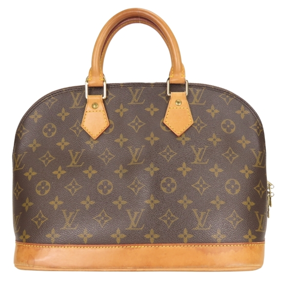 LOUIS VUITTON Authentic Brown Monogram Alma Bag - Picture 4 of 16